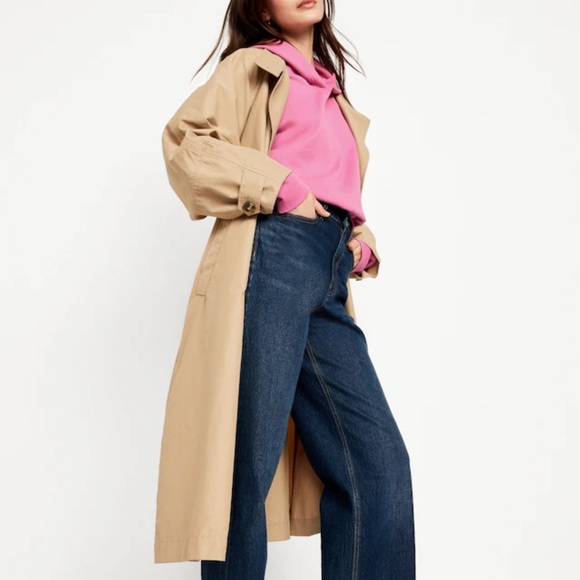 NWT OLD NAVY Oversized Pullover Hoodie Color: Zinnia - Picture 4 of 5